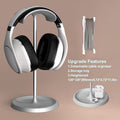 Stand Headset Holder Earphone Stand With Aluminum Supporting Bar Flexible Headrest ABS Solid Base For All Headphones Size