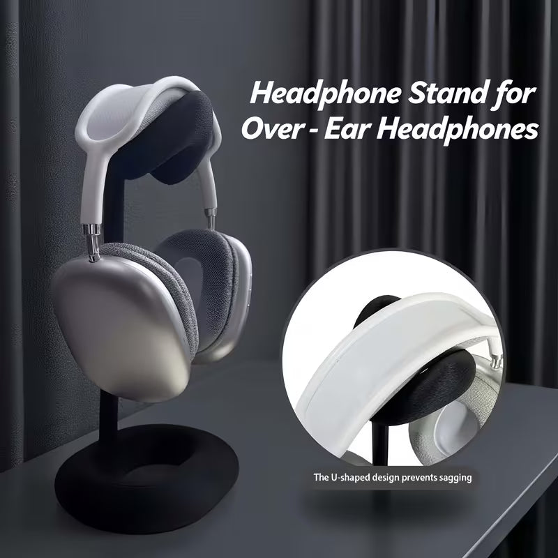 1pc Headset Stand Made of Resin - Orange/White/Black/Multi-Functional Desktop Holder Compatible with All Headphones
