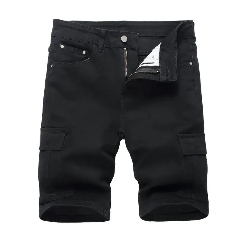 🔥Spring Fresh Sale 🎁Men's Ripped Denim Shorts, Stretch, Distressed Street Style