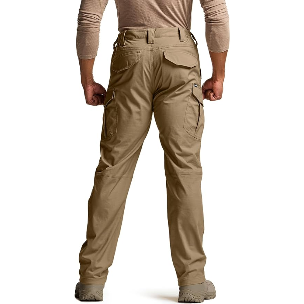 ❤️Men's Flex Stretch Tactical Pants, Water Resistant Ripstop Cargo Pant