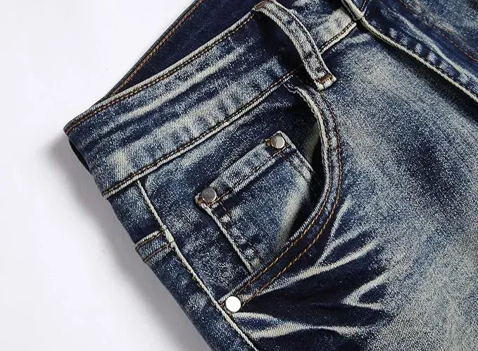 🔥Spring Fresh Sale 🎁Men's Ripped Denim Shorts, Stretch, Distressed Street Style